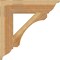 Ekena Millwork Legacy Traditional Rough Sawn Bracket, Western Red Cedar, 6"W x 28"D x 28"H BKT06X28X28LEC01RWR - alternate 4